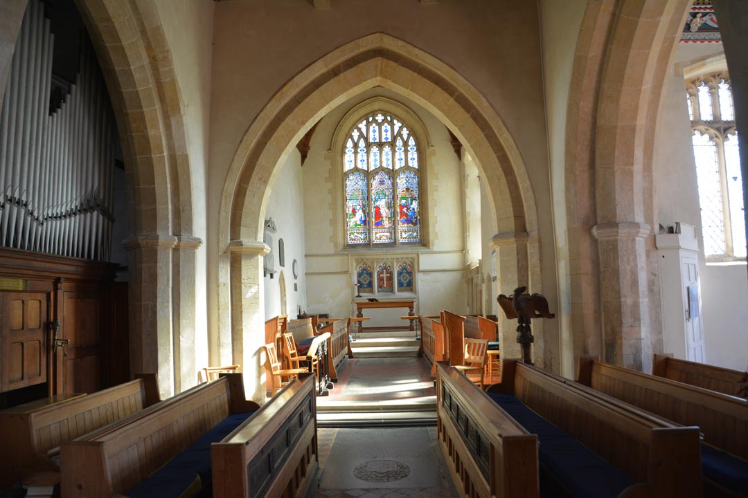 Interior of St Mary's Church, Gressenhall